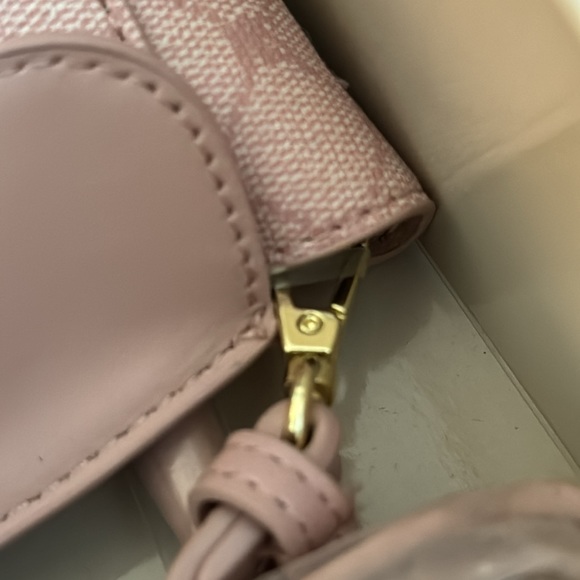 🆕 STEVE MADDEN Micro Flower Floral Top Handle Crossbody Purse Bag BLUSH PINK - Picture 8 of 11